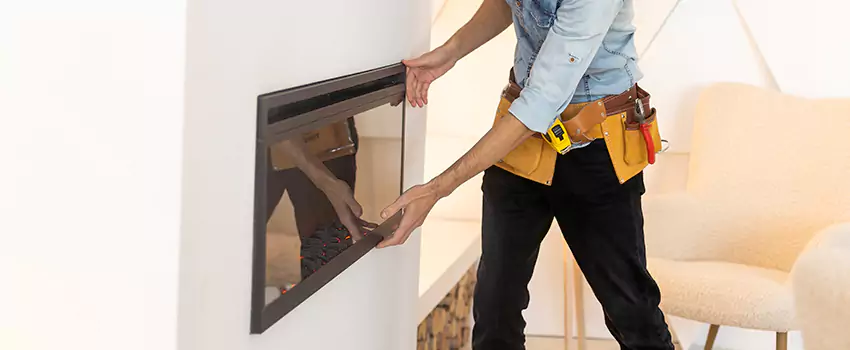 Metal Fireplace Installation in Carol Stream, Illinois