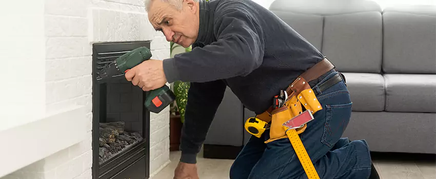 New Indoor Fireplace Installation in Carol Stream, Illinois