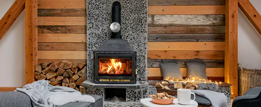 Thelin Hearth Products Direct Vent Gas Stove Fireplace Inspection in Carol Stream, Illinois