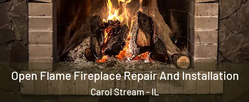  Open Flame Fireplace Repair And Installation Carol Stream - IL